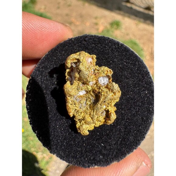 Gold Crystal Nugget Specimen - Grass Valley, Nevada County, California - 8.6g - Picture 2 of 7